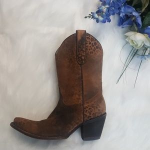 Corral Leopard Cowboy Boots